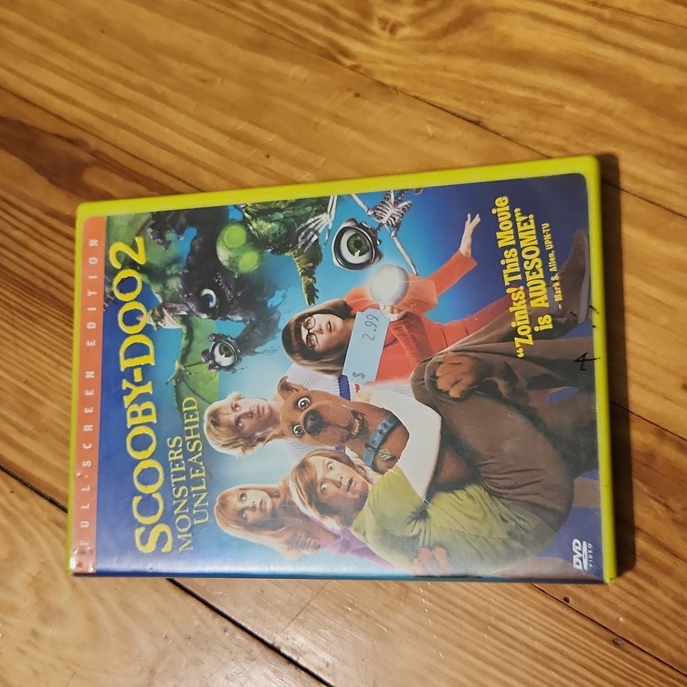 Scooby-Doo 2 Monsters Unleashed Full Screen Edition DVD Case Storage Container